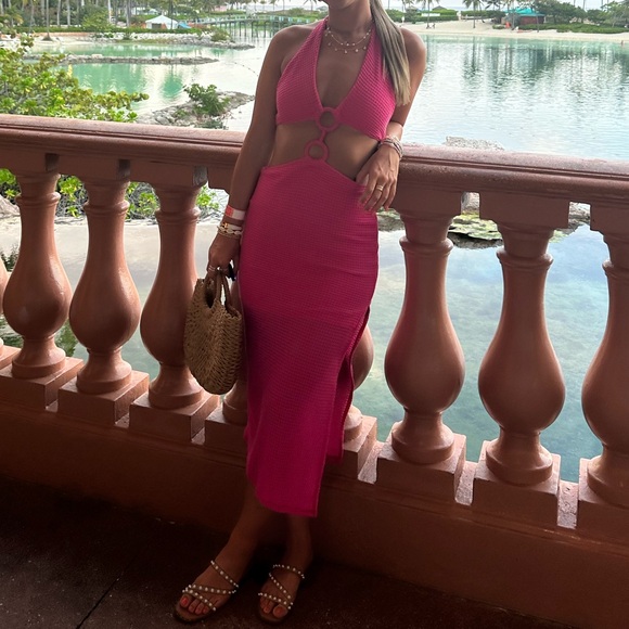 Pink Cutout Dress - Picture 2 of 5